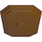 Ekena Millwork Felix Ceiling Medallion, Hand-Painted Smokey Topaz, 25 1/4"W x 17 1/4"H x 1 3/4"P CM25FESTF - alternate 2